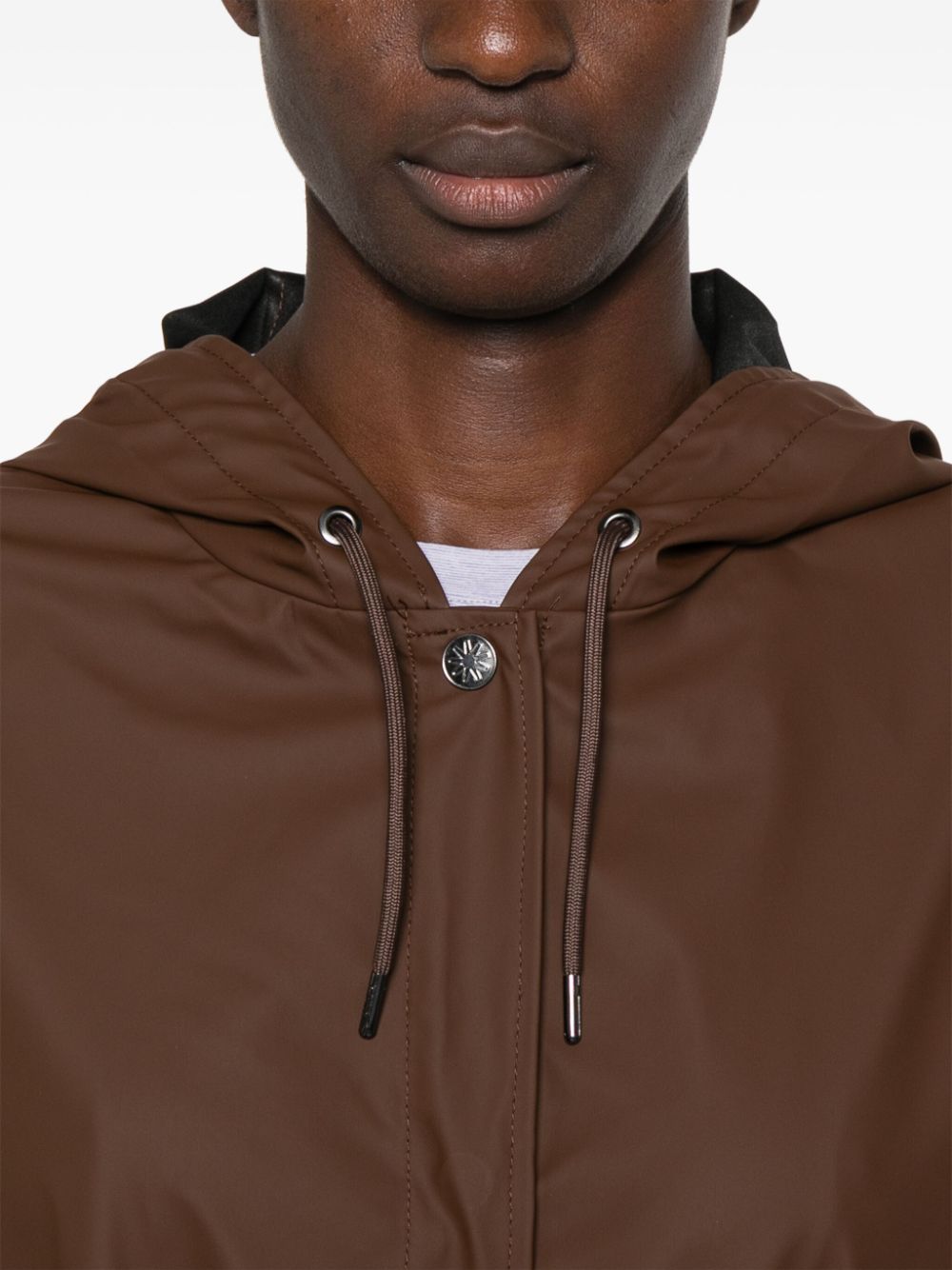 A-Line long raincoat