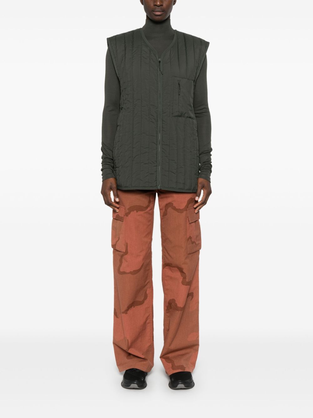 quilted gilet