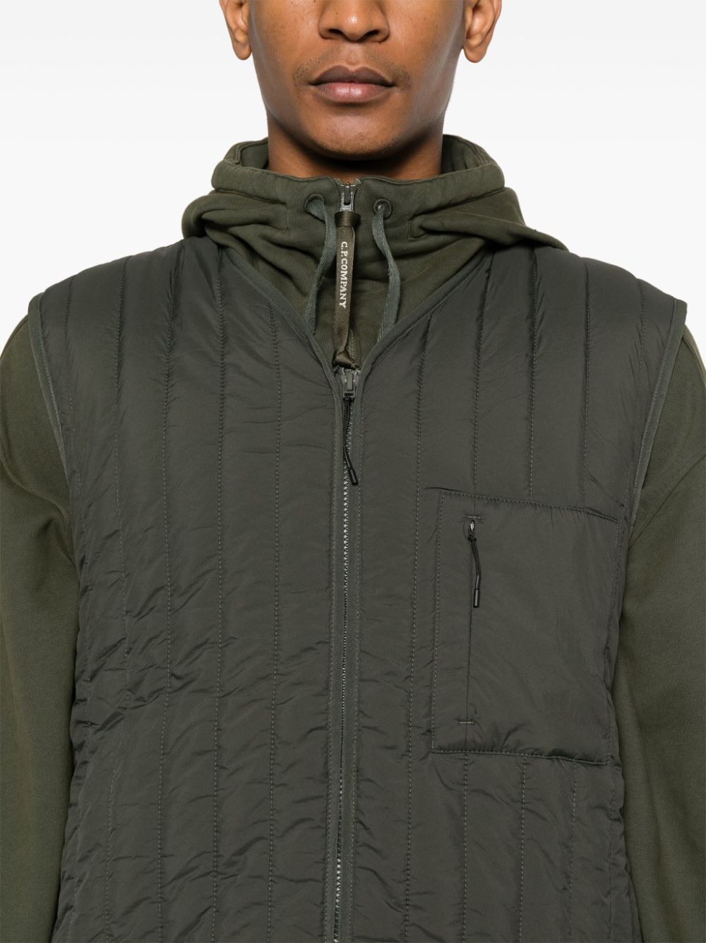 quilted gilet