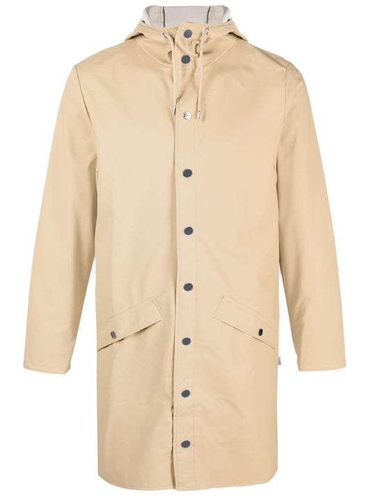 imperméable à capuche et manches longues