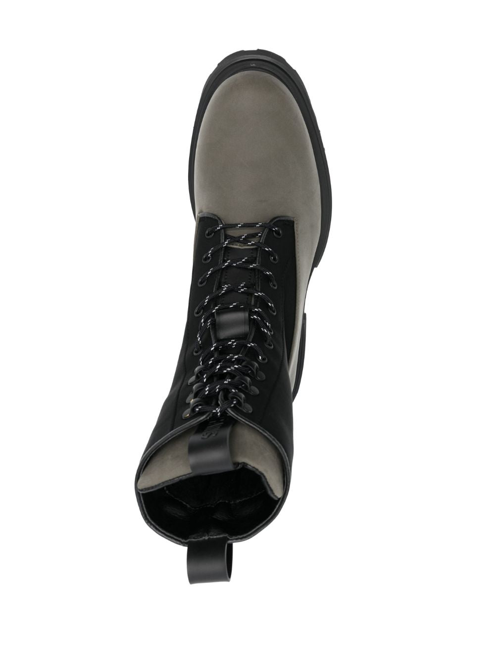 Show lace-up combat boots