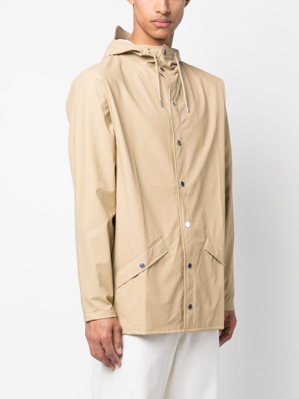 veste imperméable à capuche
