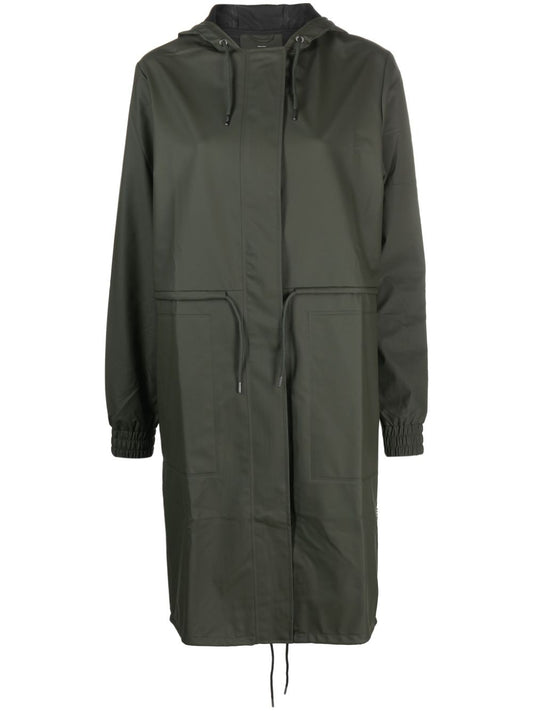 Parka à capuche avec cordon