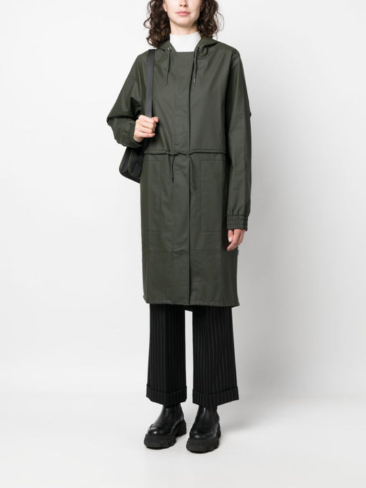 Parka à capuche avec cordon