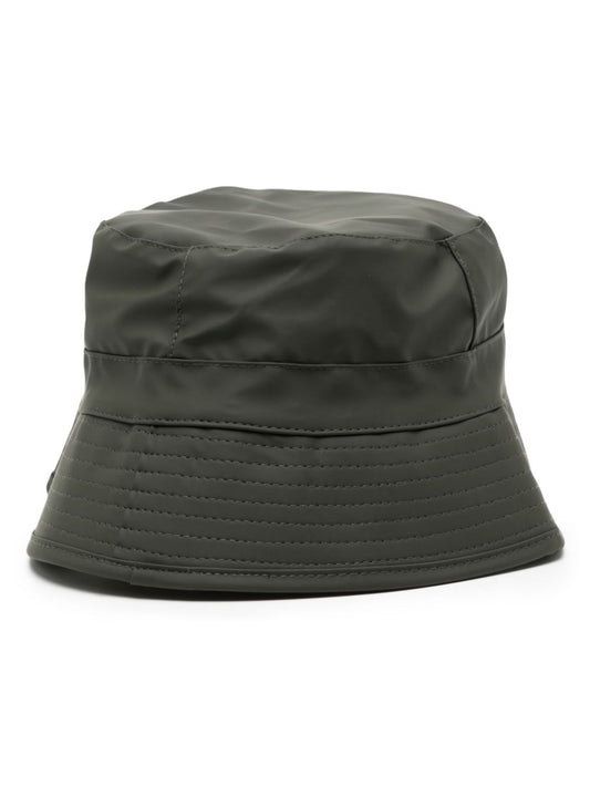 waterproof logo-appliqué bucket hat