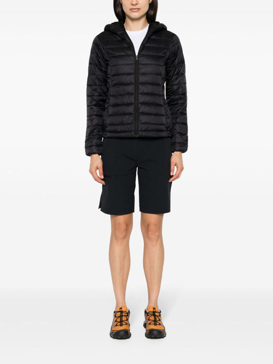 hooded insulated jacket