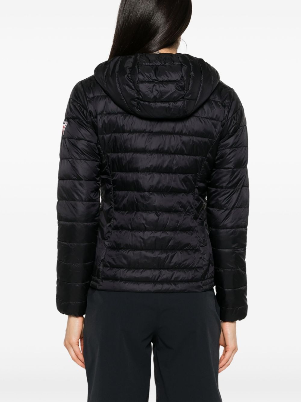 hooded insulated jacket