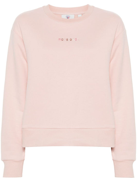 logo-embroidered sweatshirt