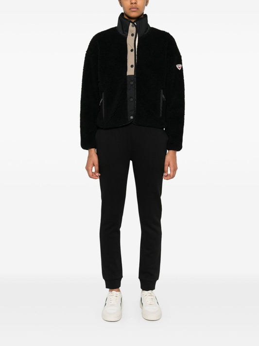pantalon polaire avec patch logo