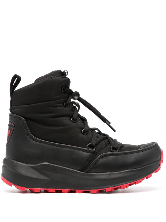 Podium logo-patch boots
