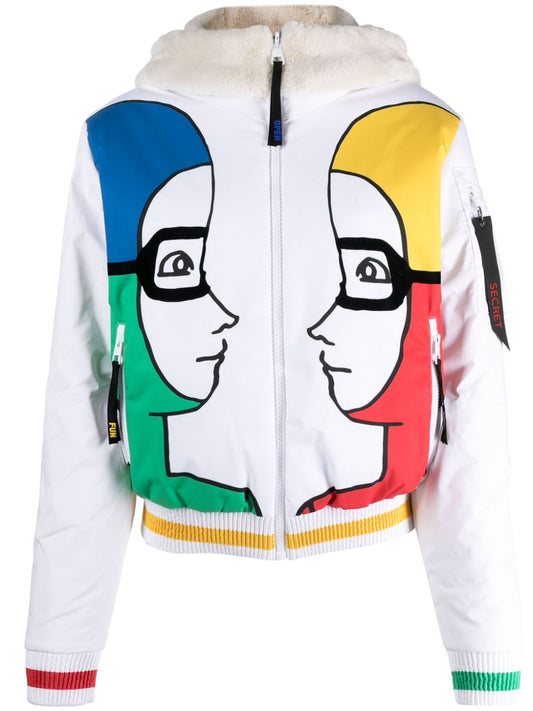 x Veste bomber à capuche JCC Space
