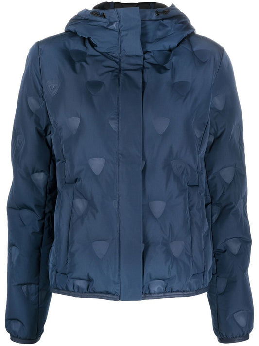 hooded quilted jacket