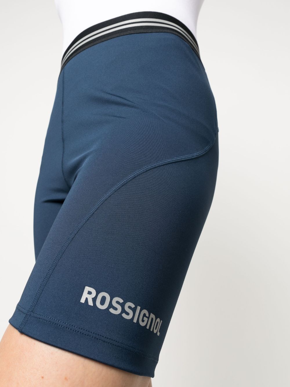 logo-print biker shorts