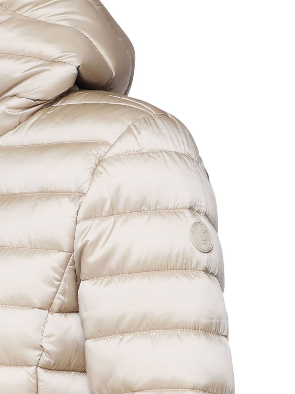 logo-patch padded jacket