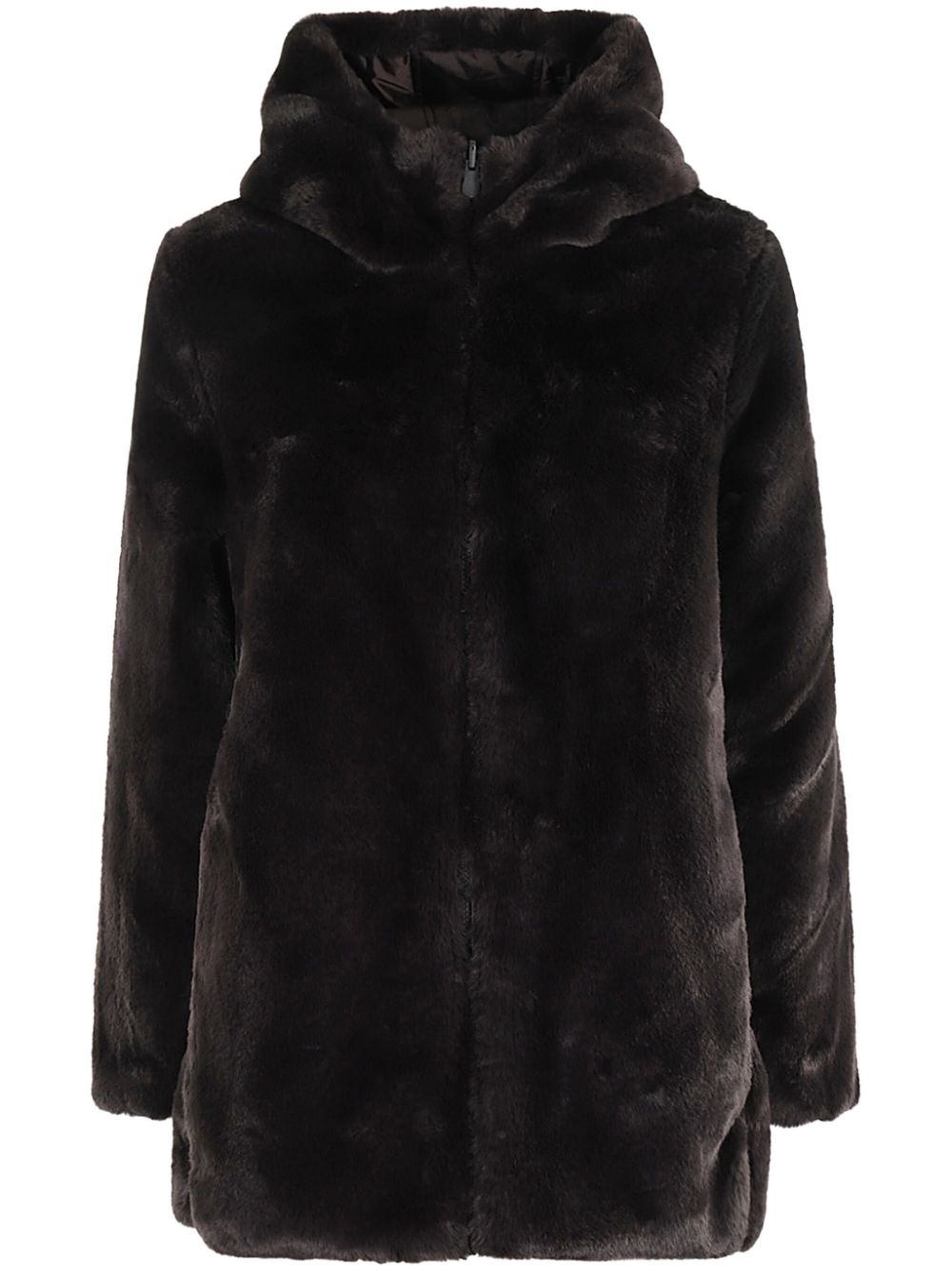 hooded coat