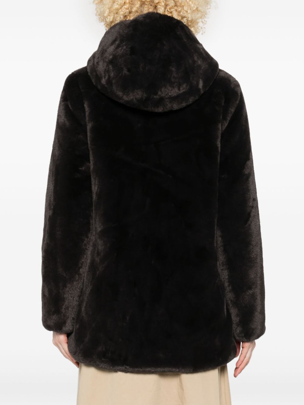 hooded coat