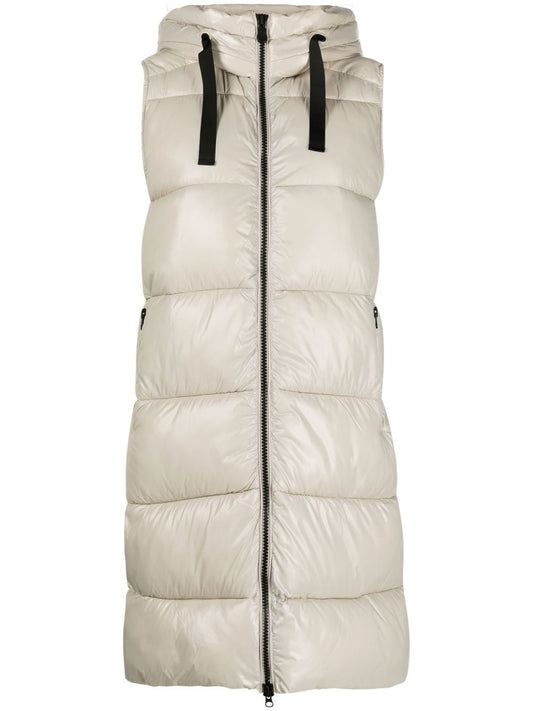 gilet long matelassé