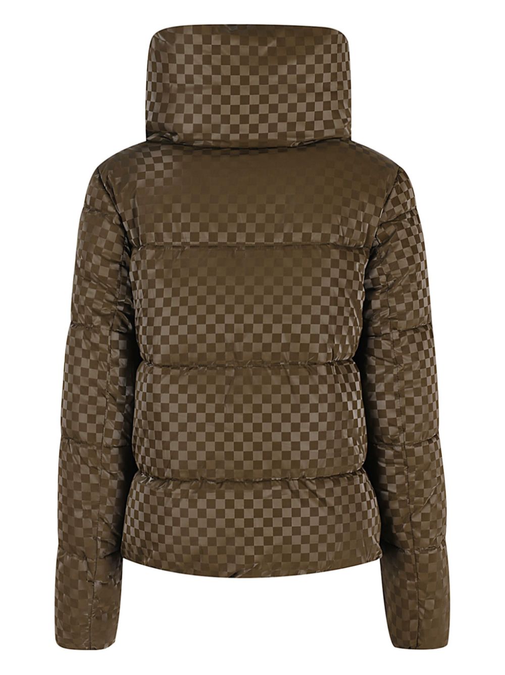 zip-fastening puffer jacket