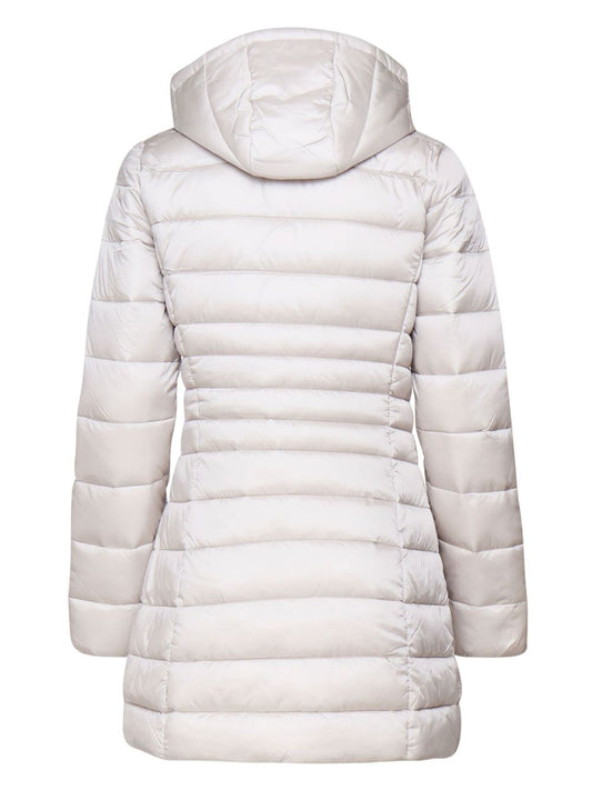 manteau matelassé avec patch logo