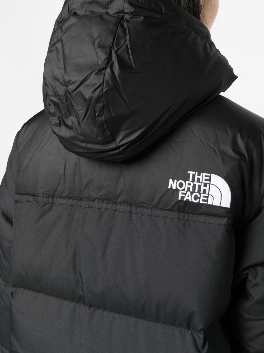 Nuptse hooded puffer coat