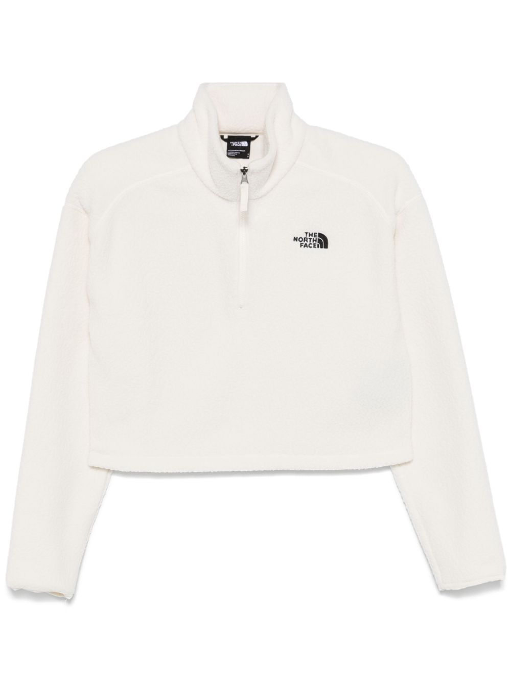 Cropped High Pile Fleece sweatshirt