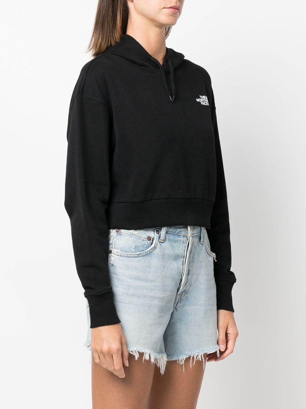 logo-print drawstring hoodie