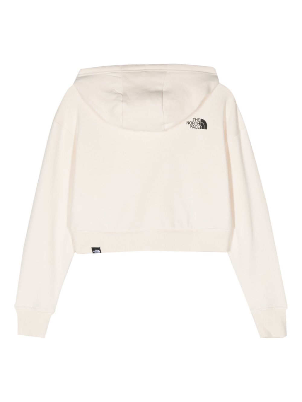 Sweat à capuche court en coton tendance