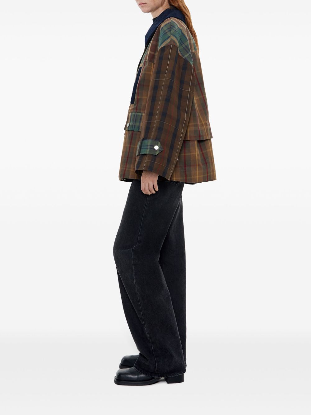 checkered jacket
