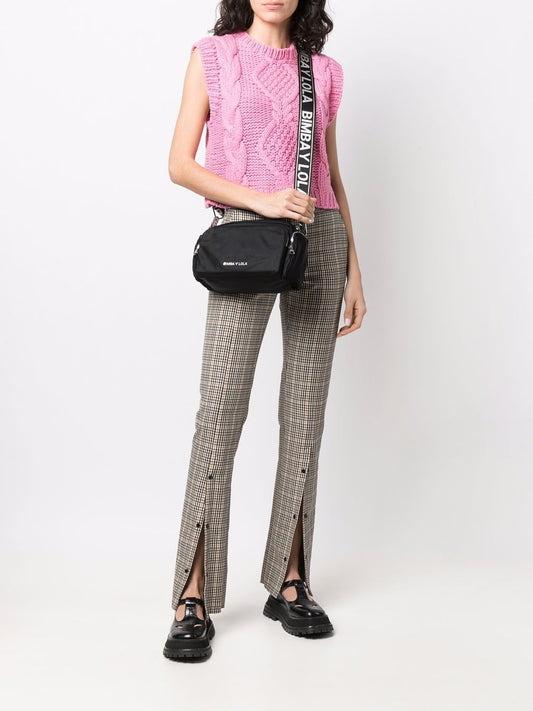 medium logo-plaque crossbody bag