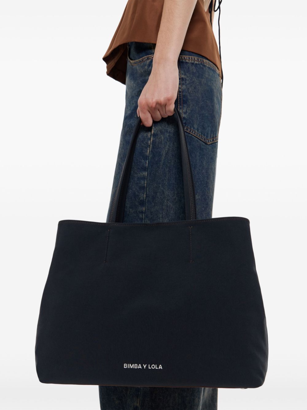 large Gabardine Chihuahua tote bag