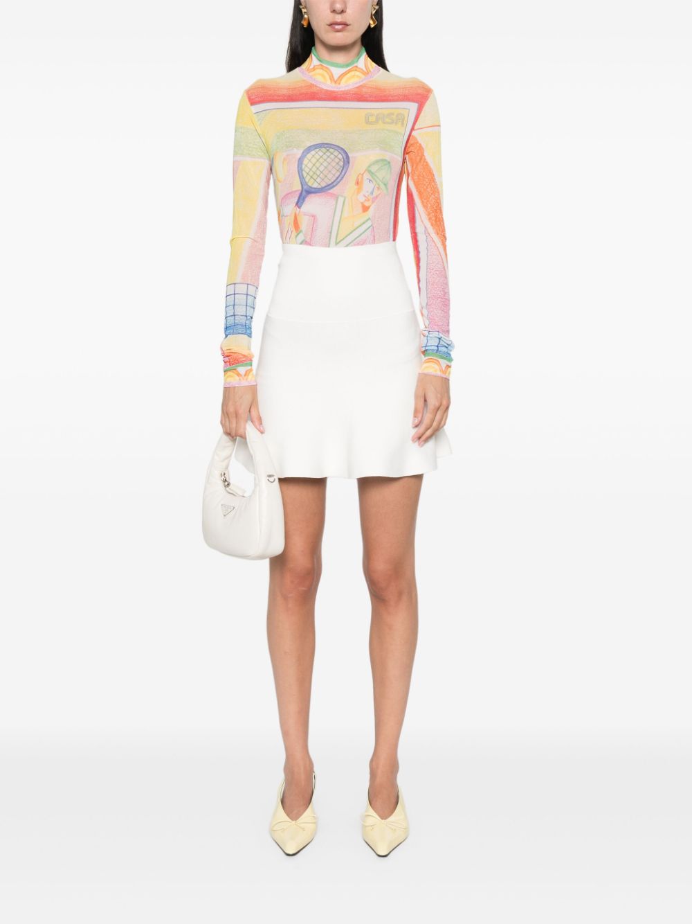 printed mesh top