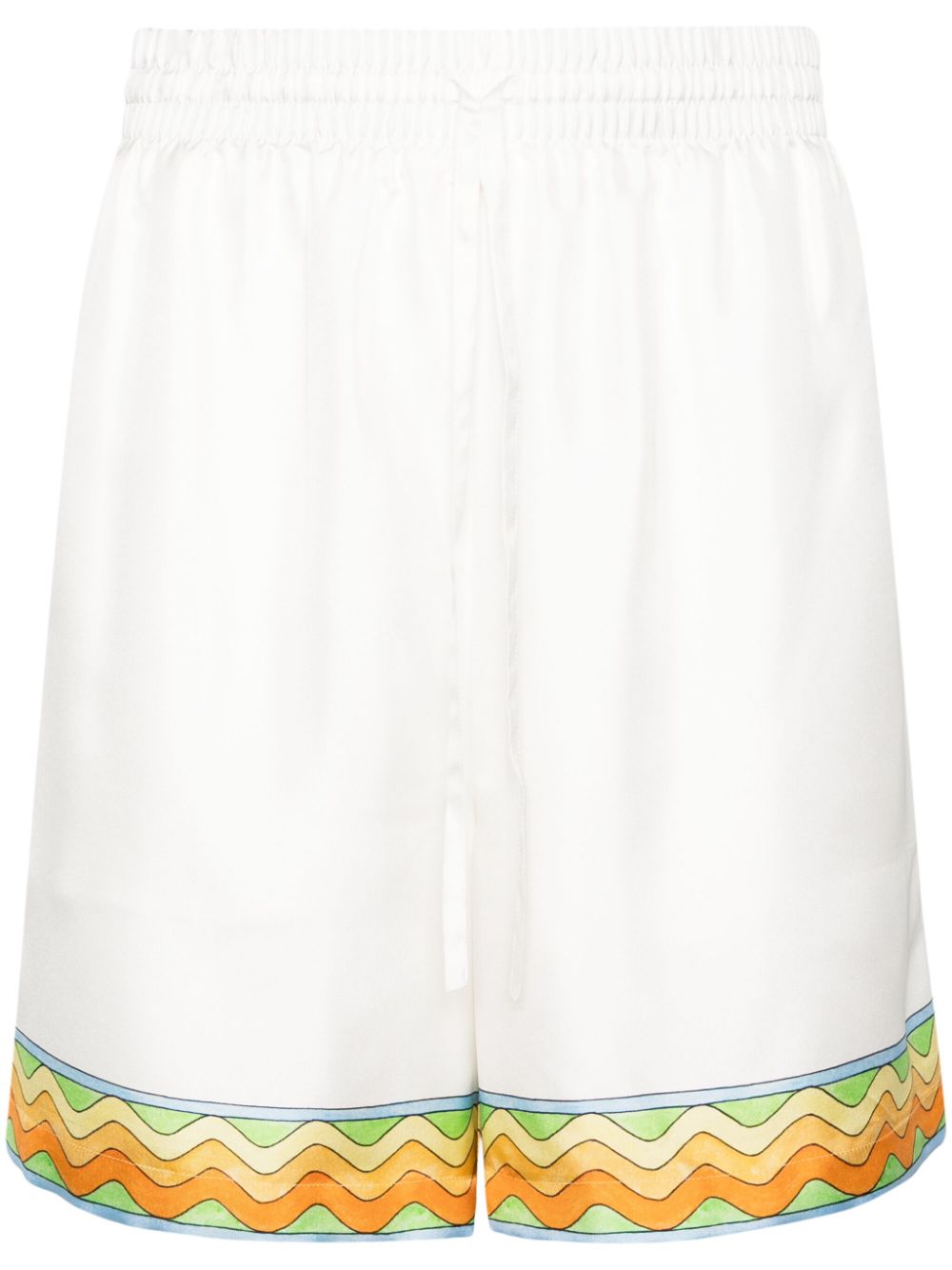 Afro Cubism silk shorts