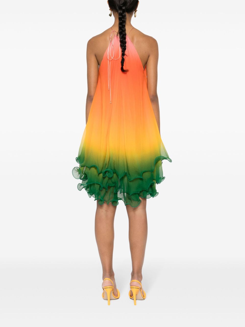 Rainbow Gradient midi dress