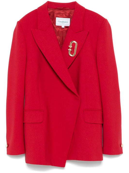 blazer croisé asymétrique
