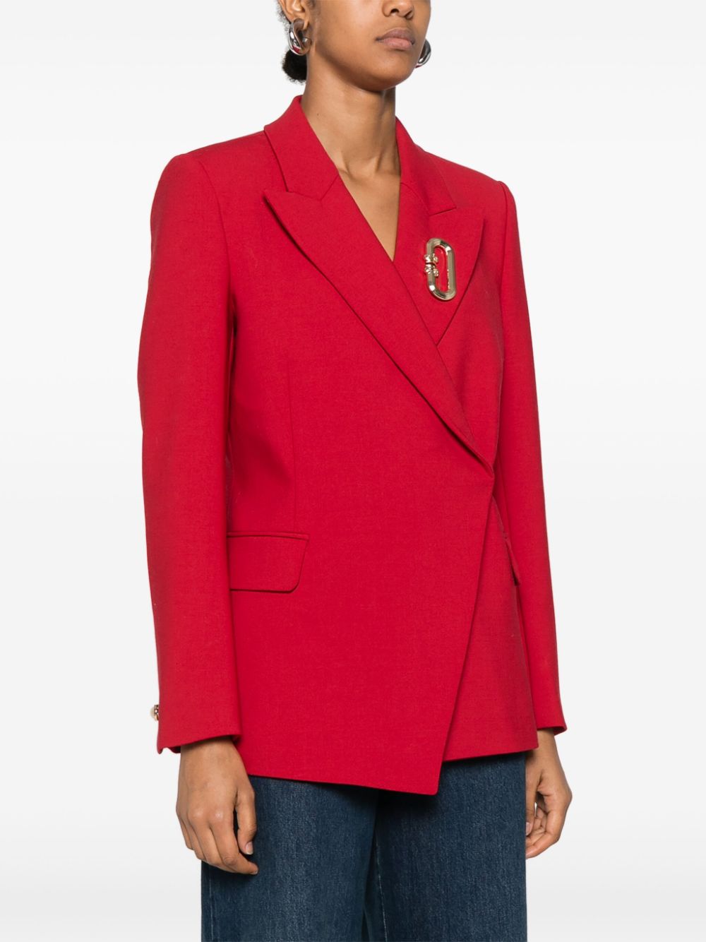 blazer croisé asymétrique