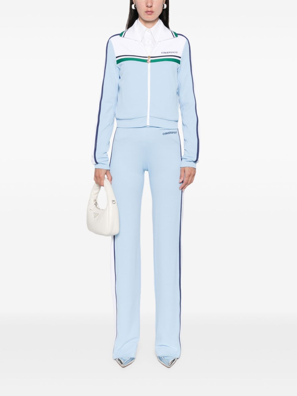 piqué track jacket