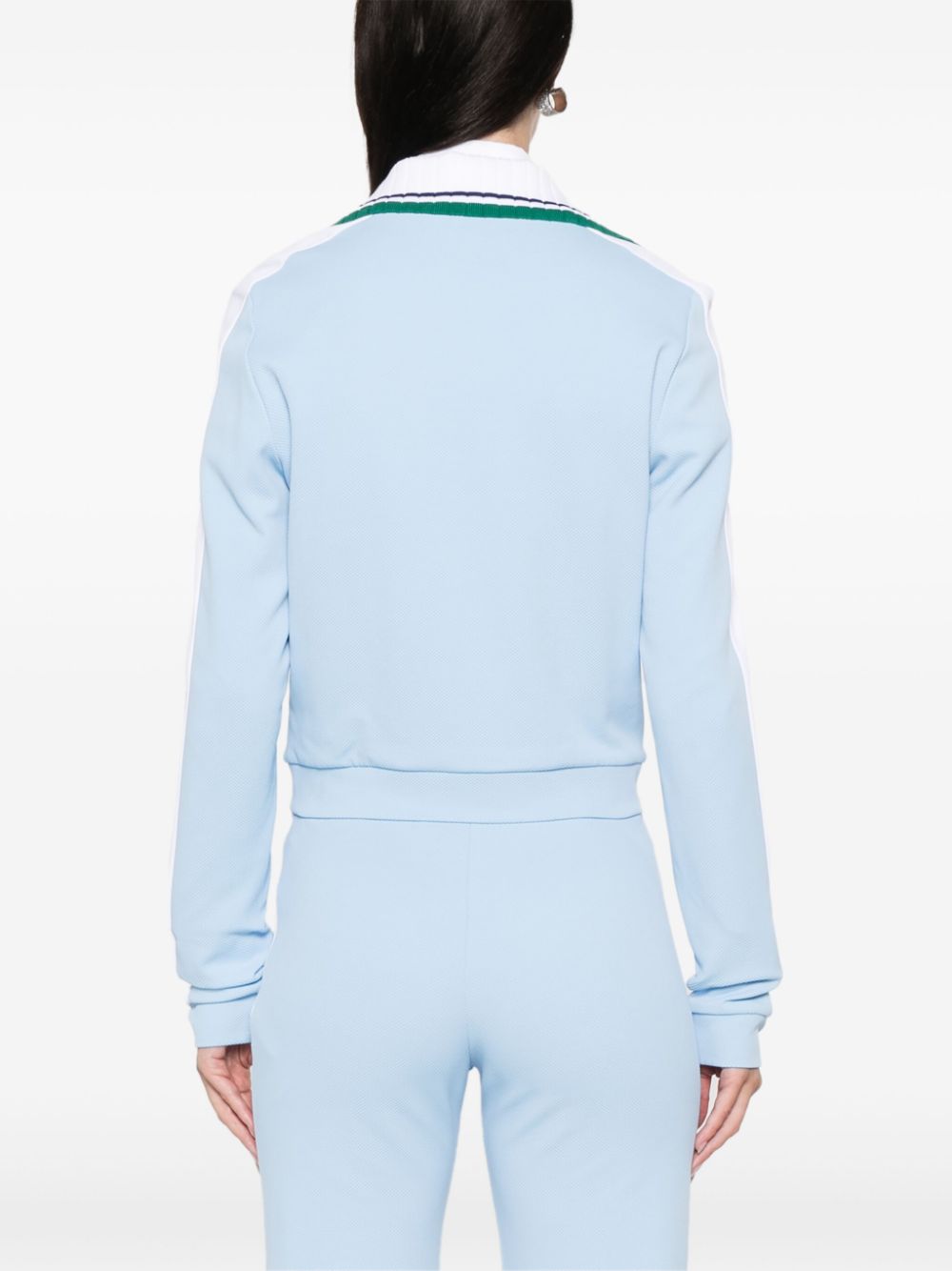 piqué track jacket