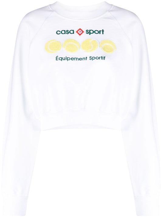 Casa Sport Tennis Balls organic-cotton sweatshirt