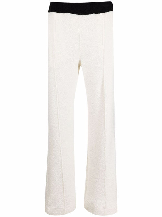 colour-block terrycloth track pants