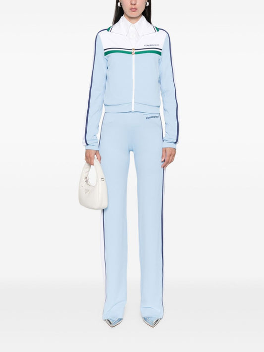 piqué track pants