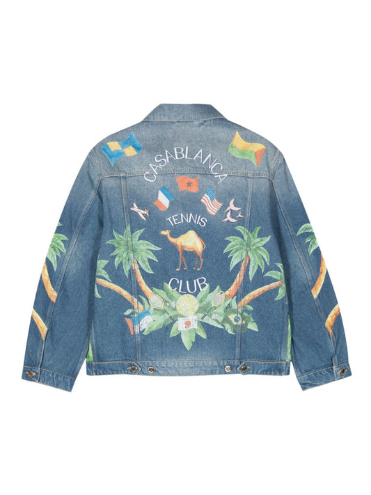 Veste en jean Tennis Club