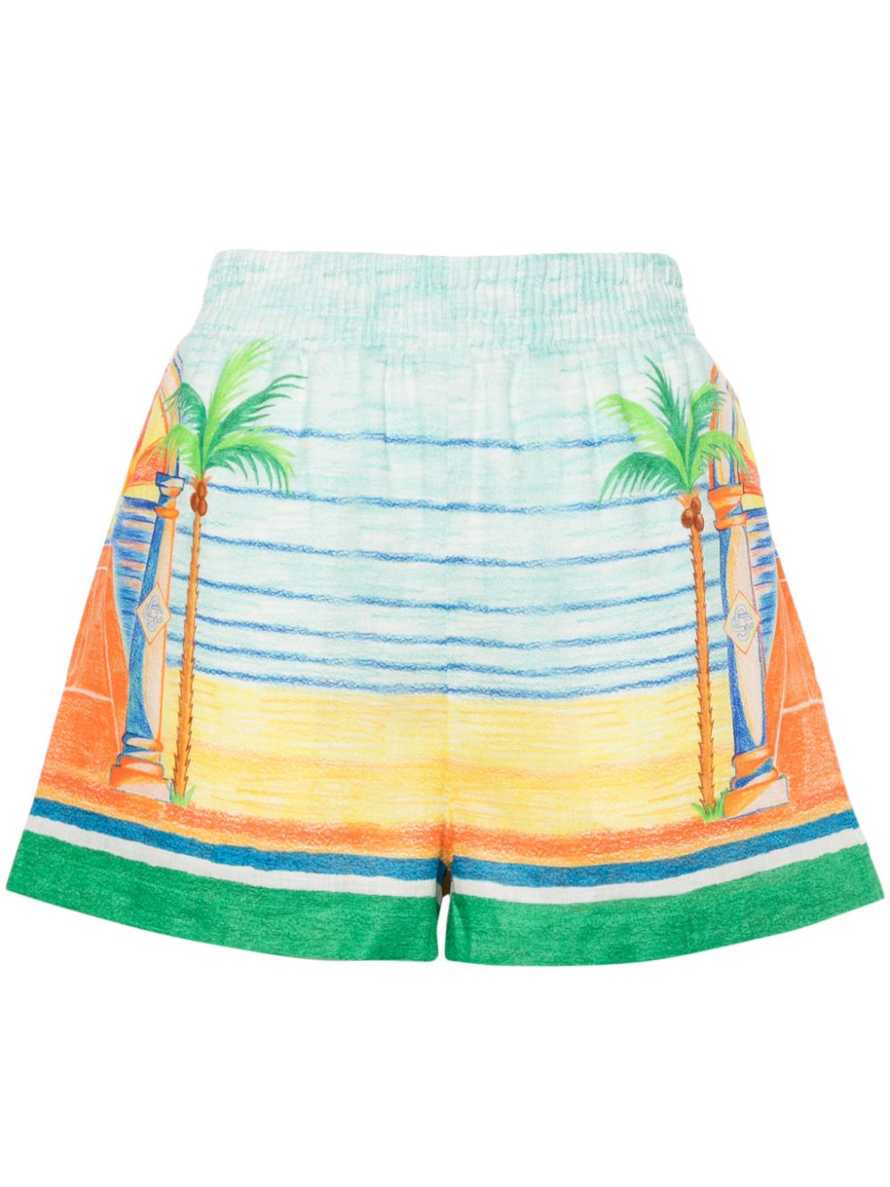 Short en lin Jour de la Victoire