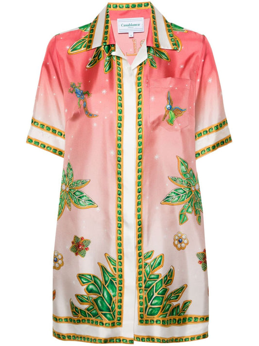 Joyaux D'Afrique silk shirt