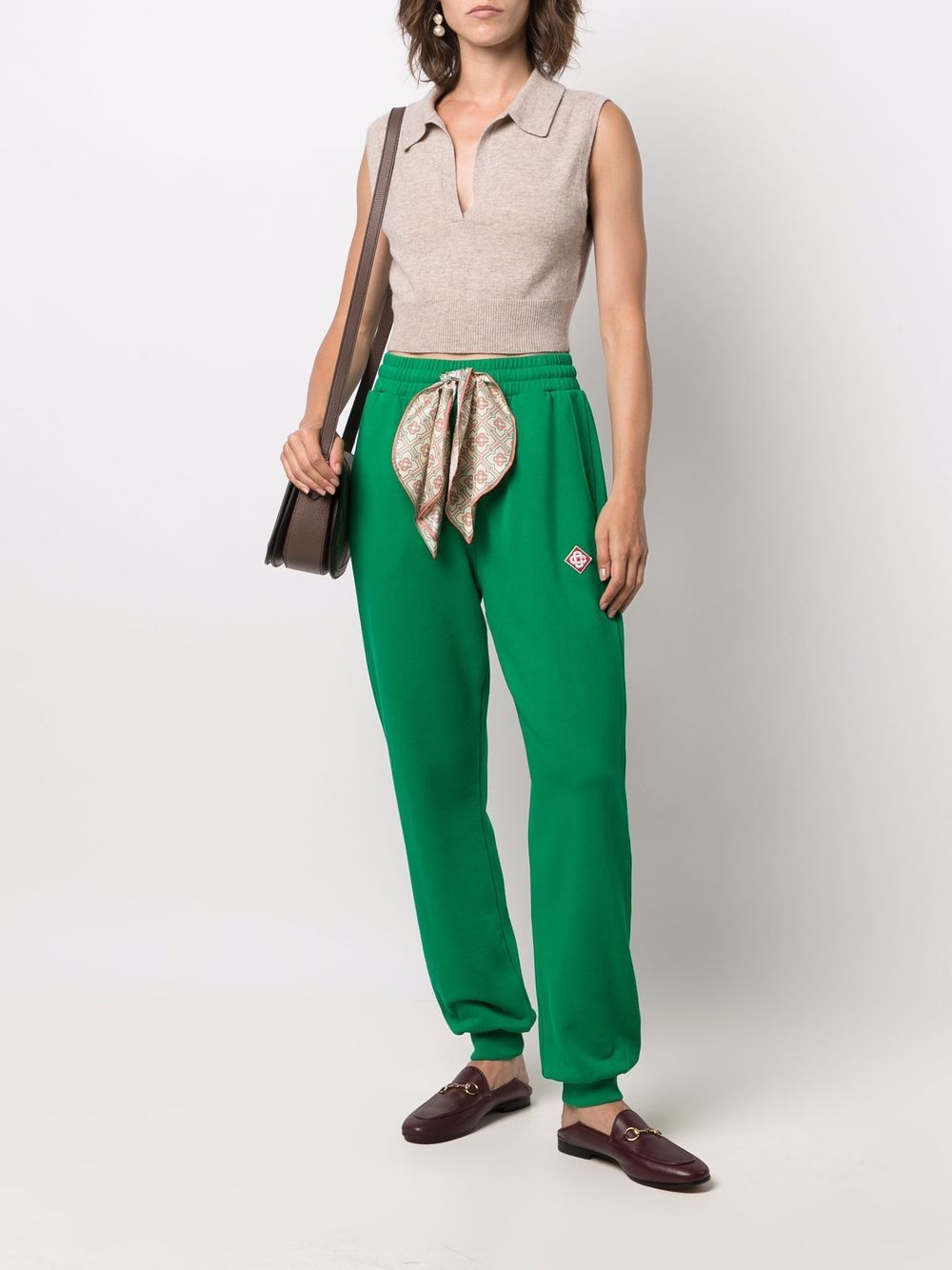 pantalon de survêtement avec écharpe à boucle