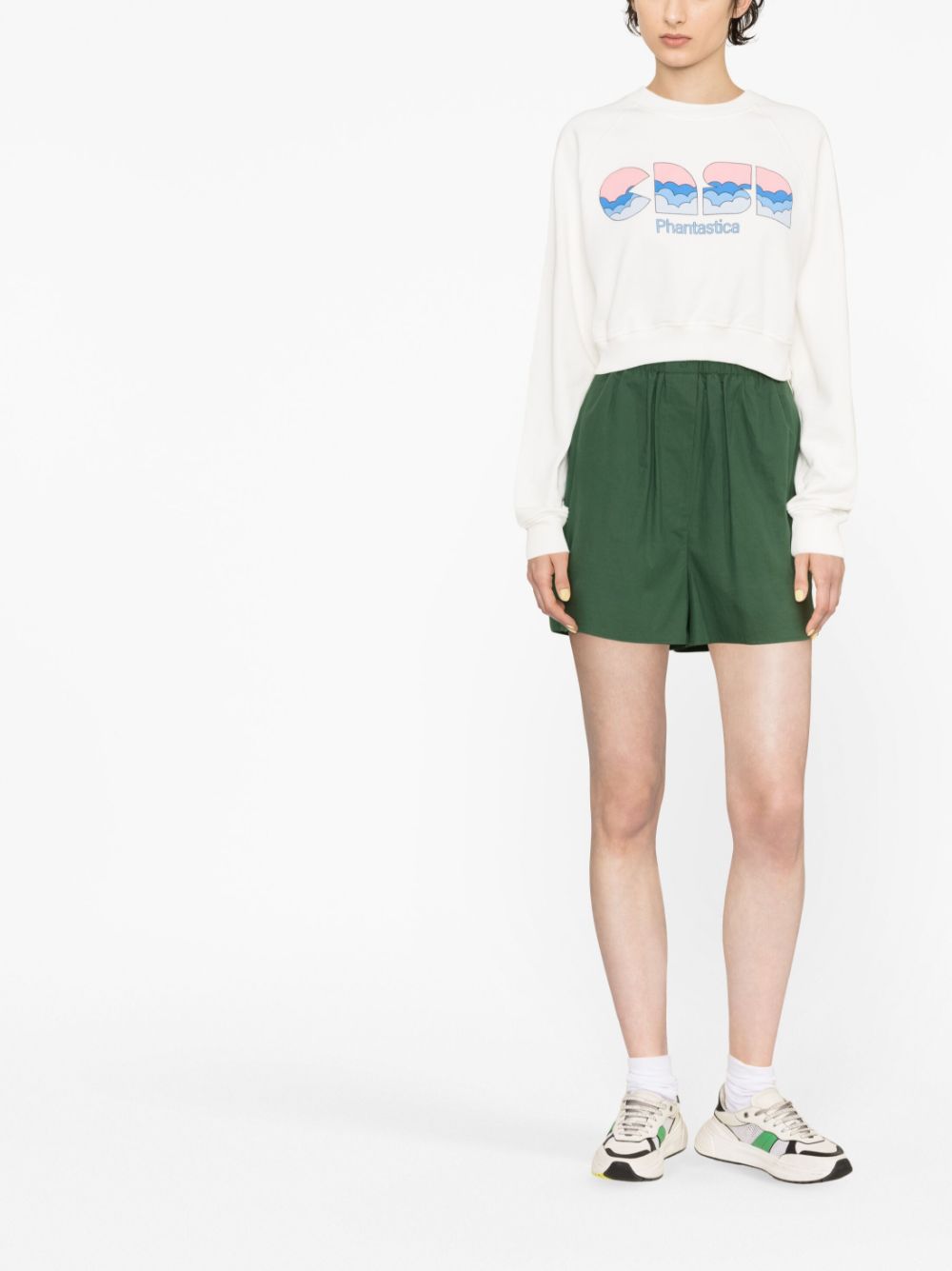 Sweat-shirt court Casa Clouds