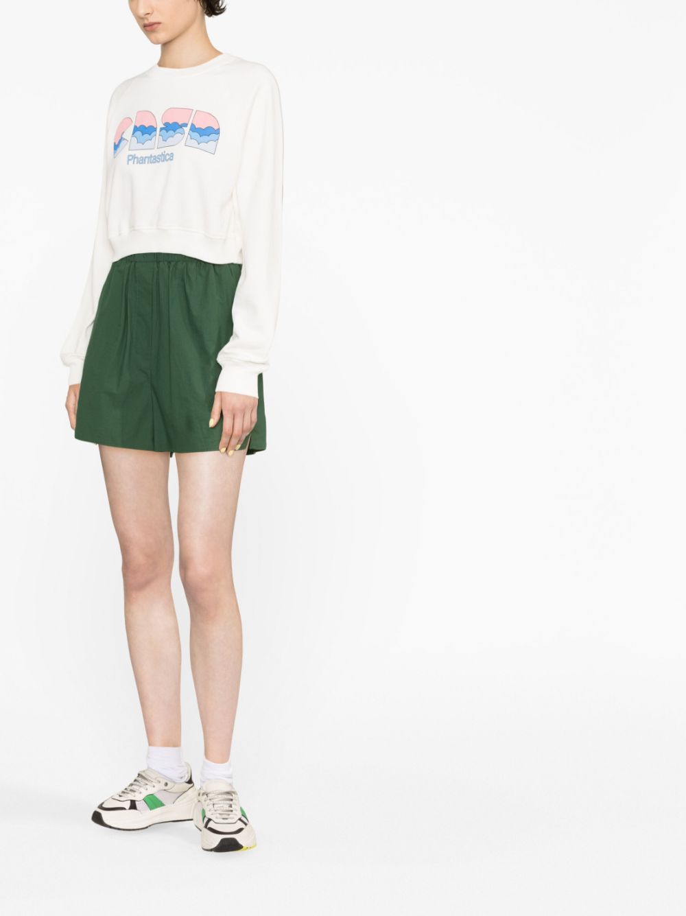 Sweat-shirt court Casa Clouds