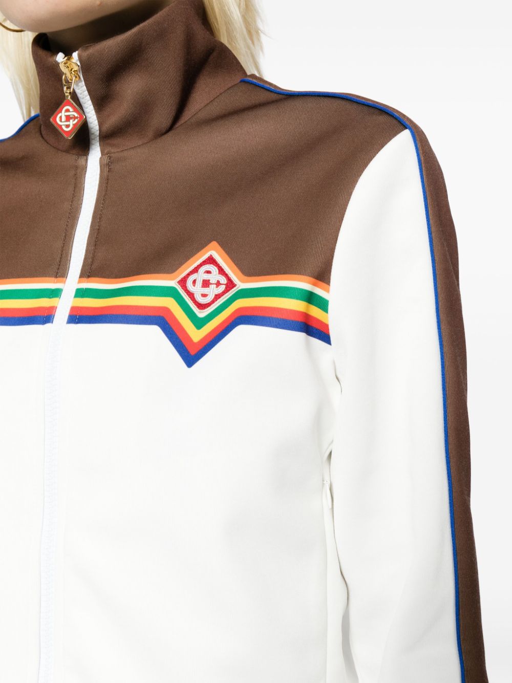 veste à col montant à panneaux