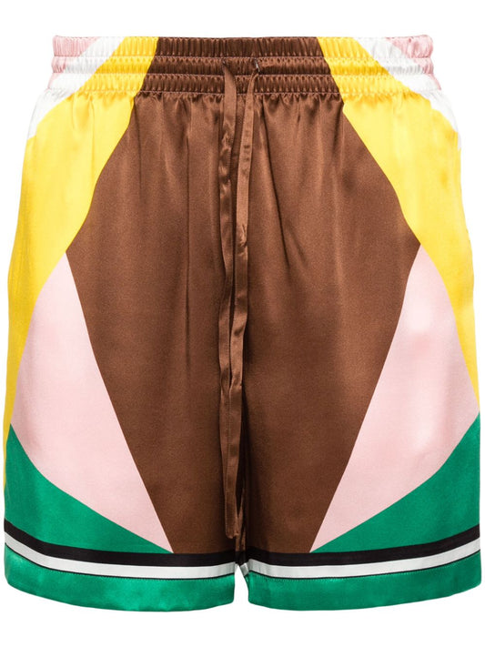 Short en soie Casa Sport