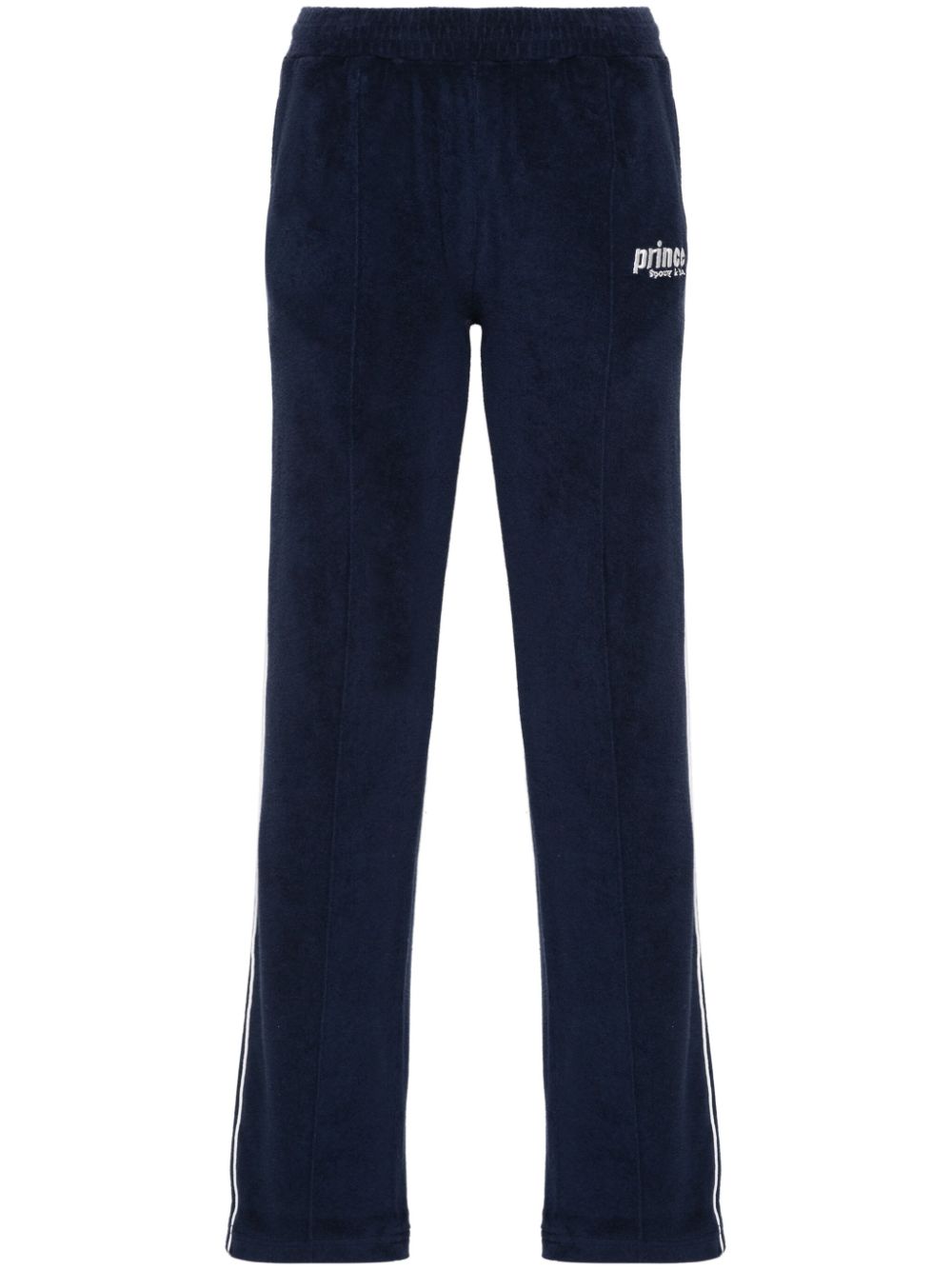 pantalon en tissu éponge avec logo brodé