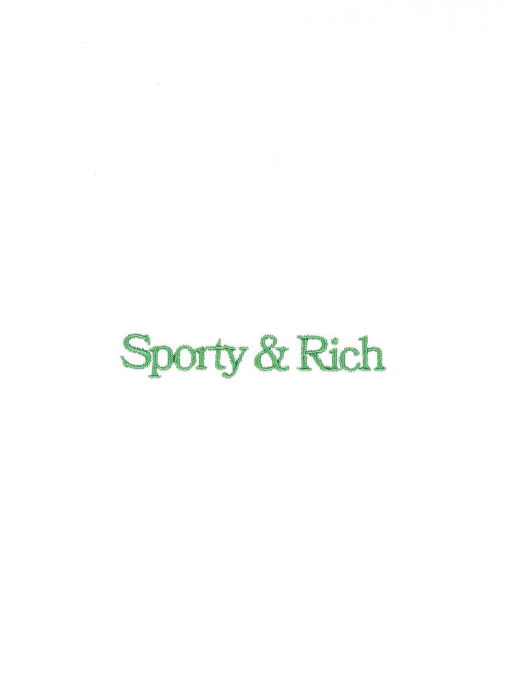 logo-embroidered cotton sweartshirt